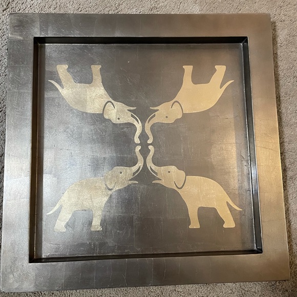 Large signed lacquer valet tray Vietnam art. - Picture 1 of 6